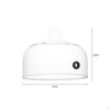 Borosilicate Glass Cloche with Hole Heat-Resistant Smoke-Infusing Dome