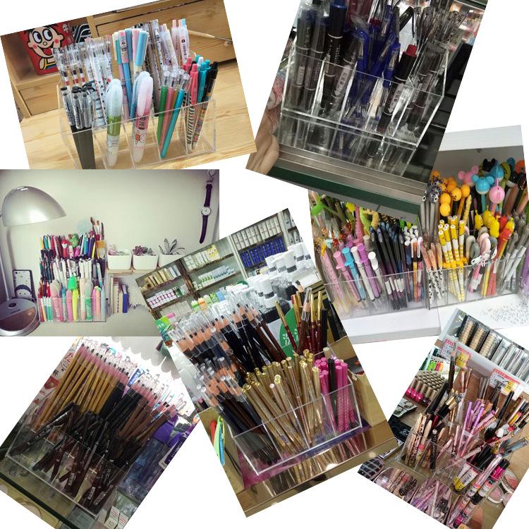 Multi-Pen Display Rack: Pen Holder for Stationery & Gel/Ballpoint Pens