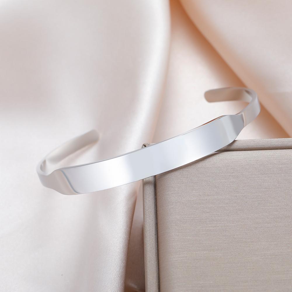 Dawapara Personalized Hebrew Bangle Custom Engraved Je Quote Cuff Bracelet Stainless Steel Jewelry