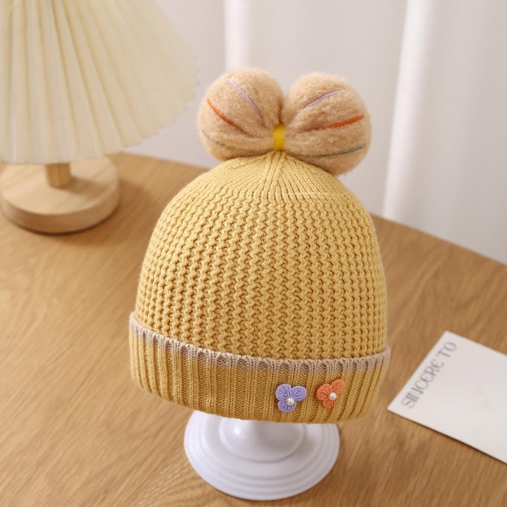 Schleife Beanie Mütze Winddicht Überziehmütze Neu Ohrenschutz Mütze Baby