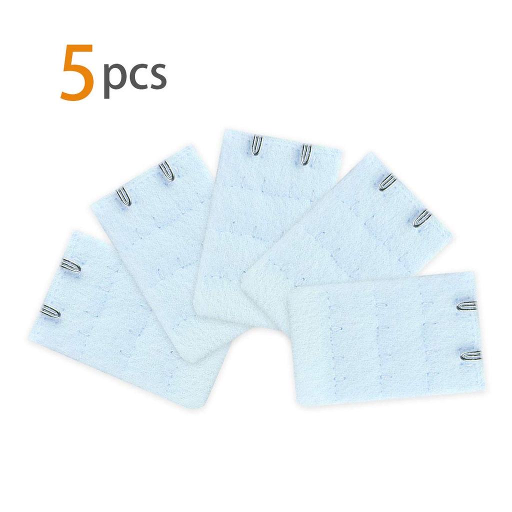 uxcell Bra Adjustable 3 2 Light 3 2 5 Pieces Extenders, Hooks, Rows, Hooks, Women's, Blue-2, Rows, Hooks,