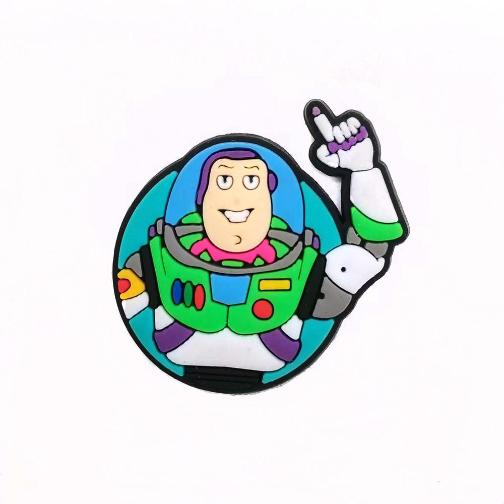 Popular Buzz Lightyear Croc Charms: Cute Cartoon Shoe Accessories, Best Selling Decoration Buckles