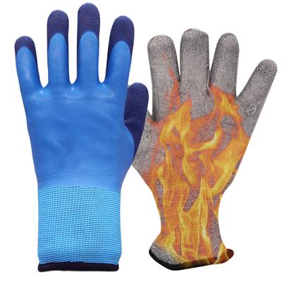 Coldproof Full Finger Gloves Non-Slip Thicken Labor Protection Gloves Wear-Resist for Automobile Repair Logistics Transportation