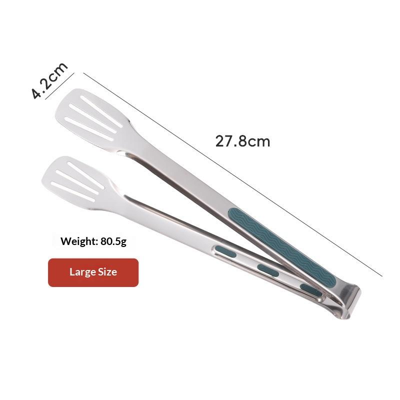 1pcs Stainless Steel Food Clip 304 Thickened Anti-scalding Steak Barbecue Baking Special Bread Food Kitchen Household Tools
