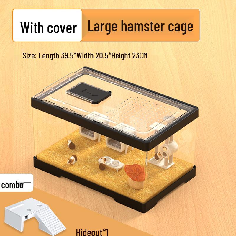 Large Acrylic Hamster & Chinchilla Cage Villa Breeding Box