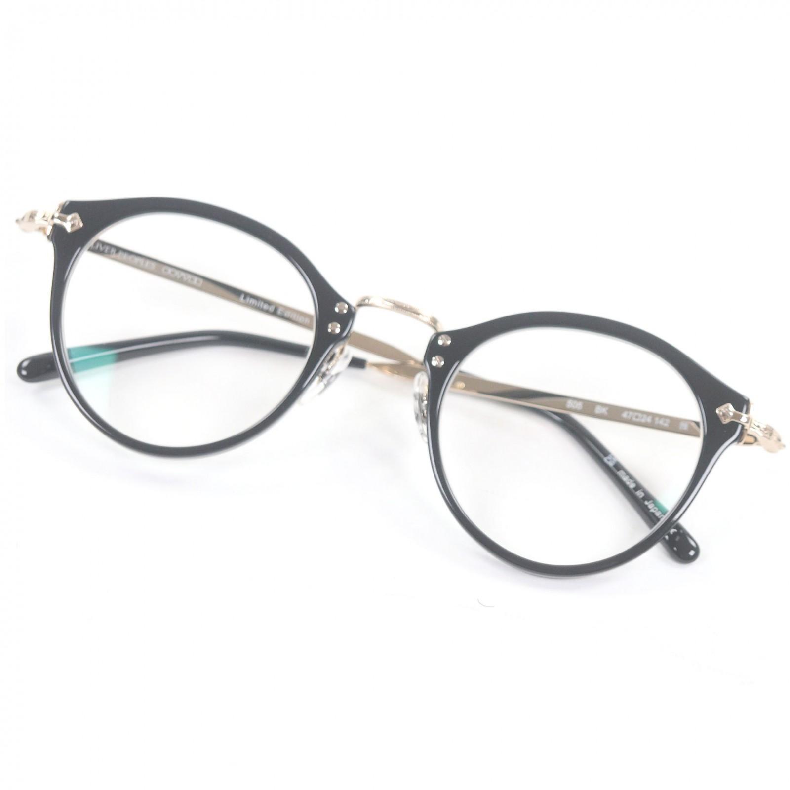 Отличные ОЧКИ OLIVER PEOPLES 505 Ограниченная серия Miyabi Boston Frame черные Б/У