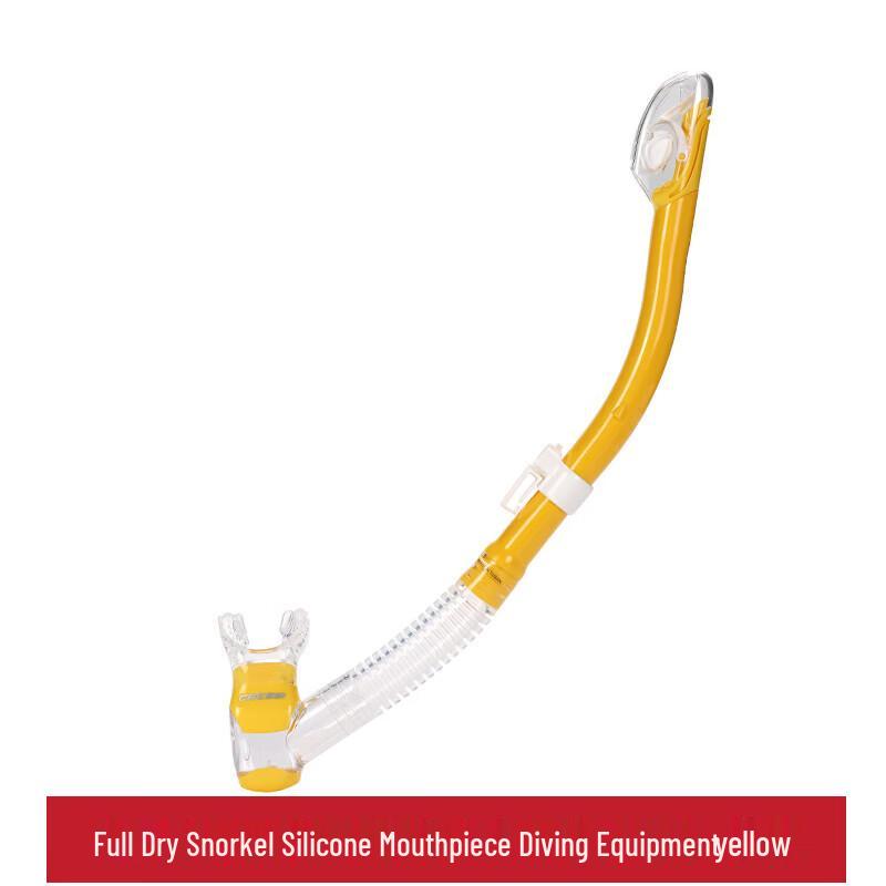 CRESSI Full Dry Snorkel with Silicone Mouthpiece