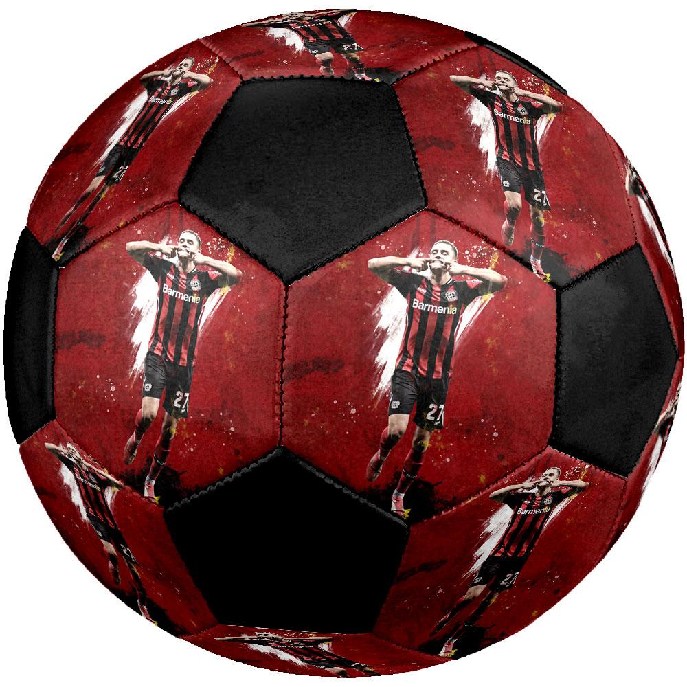 Florian Wirtz size5 Soccer Ball, colorful, suitable for all ages, machine-stitched, PVC material, competition grade,durable and high bounce