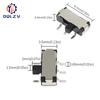 Toggle Switch 9*3.5*3.5mm 3 Feet 2 Gears, Handle Length 2MM Side Patch Slide Switch