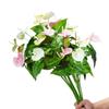 2 Forks Artificial Anthurium Multicolor Simulation Plant NEW Artificial Flower  Home Decoration