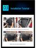 Magnetic Sunshade Curtain for Toyota Wish: Heat Insulation and Sun Protection