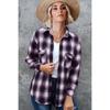 Women S Plaid Long Sleeve Loose Mid Length Shirt