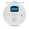 Independent CO Alarm Sensor Carbon Monoxide Alarm Detector 85dB High Sensitive Warning LCD Photoelectric Display for Home Hotel