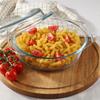KADAX Heat-Resistant Dish with Lid for Baking Round Glass