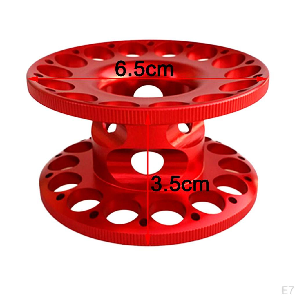 Fingerrulle i legering Scubadykning Tech Spole Rymmer 15-30m/00ft Lina