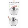 IHUDO Salad Spinner Press Type Vegetable Water Drainer Large Capacity 6L Dryer Multi-Function Draining Bowl Strainer Vegetables Fruits Healthy Life