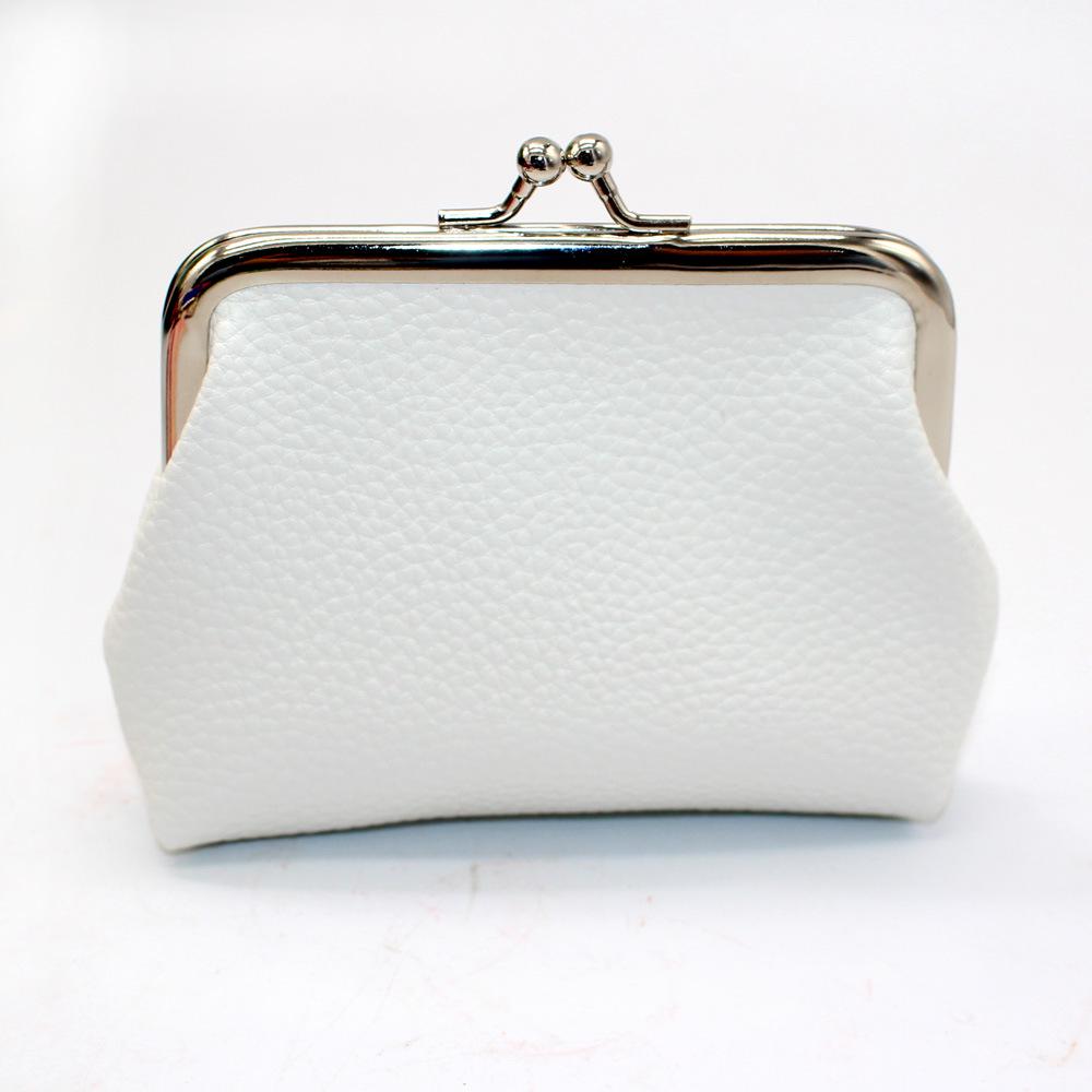 

2020 Spring/Summer High-Quality PU Lychee Grain Coin Purse · Japanese and Korean Student Short Wallet белый