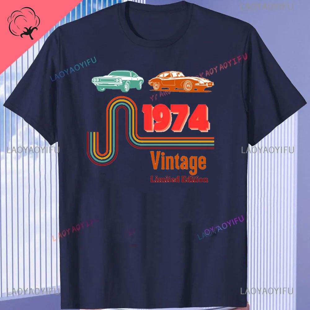 Born in Vintage 1974 Limited Edition Cassette T Shirt  51th Birthday Gifts  Years Old Vintage 1974 High Quality TShirt Tops