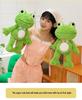 Green Frog Plush Toy - Large Soft Doll for Girls, Sleeping Hug Pillow