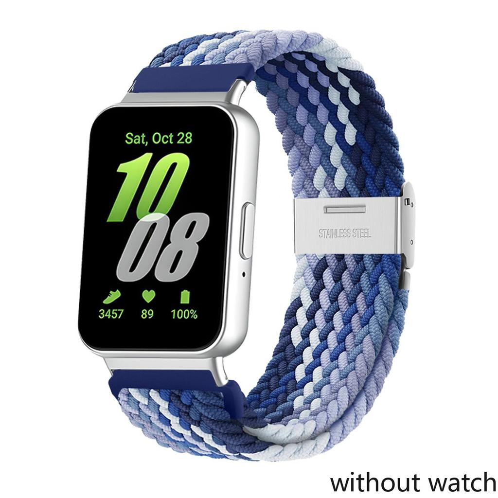 Braided Bands for Samsung Galaxy Fit 3 Sports Strap Adjustable Replacement Correa Nylon Bracelet for Samsung Galaxy Fit3 Band