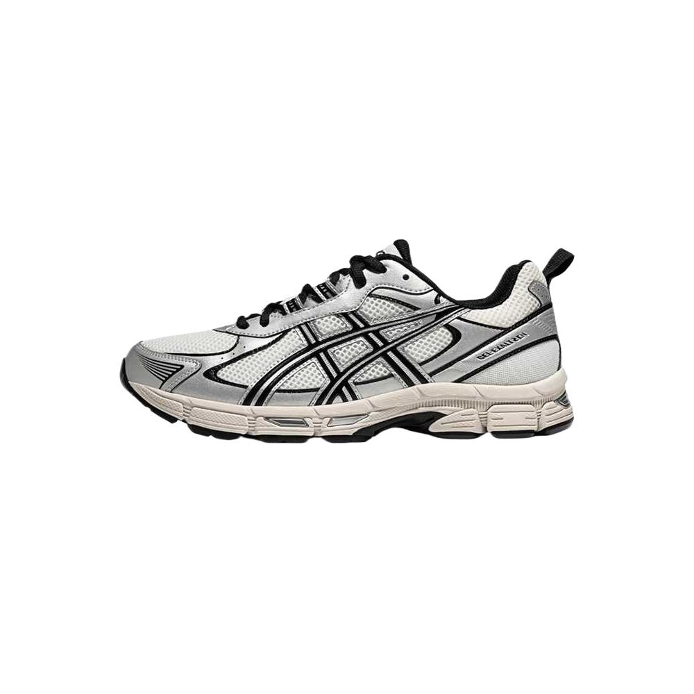 

Asics Gel-Exalt 2 Удобная спортивная ткань Синтетическая кожа Амортизация Низкие кроссовки для бега Мужские кроссовки Черный Белый 1011C090-100 42.5