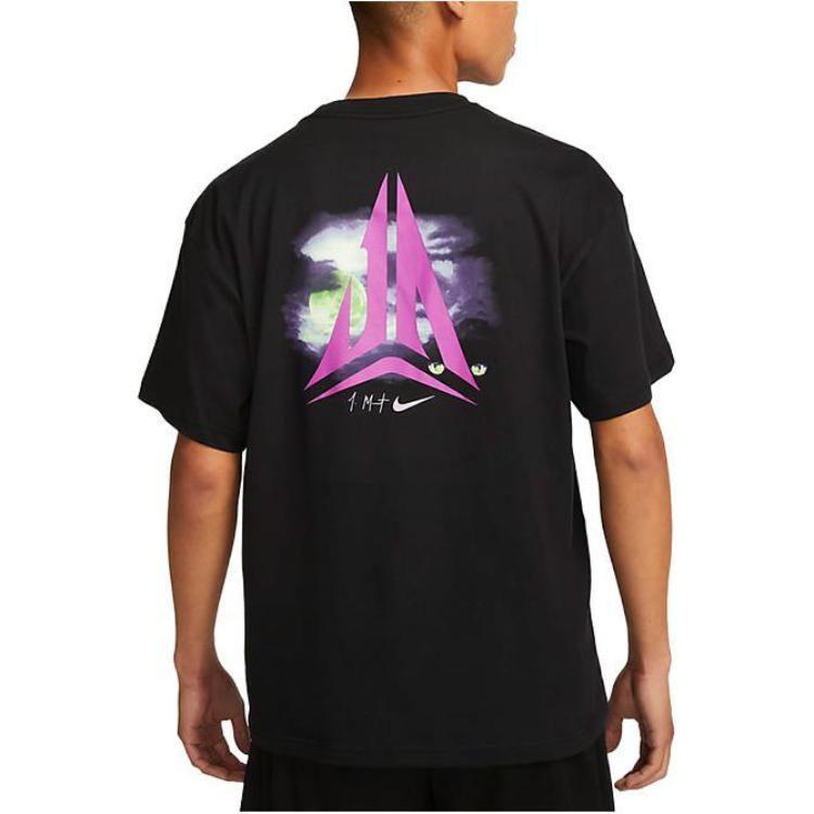 Nike T Shirts Men's Black Crew Neck Moderate Straight Fit FJ2320-010