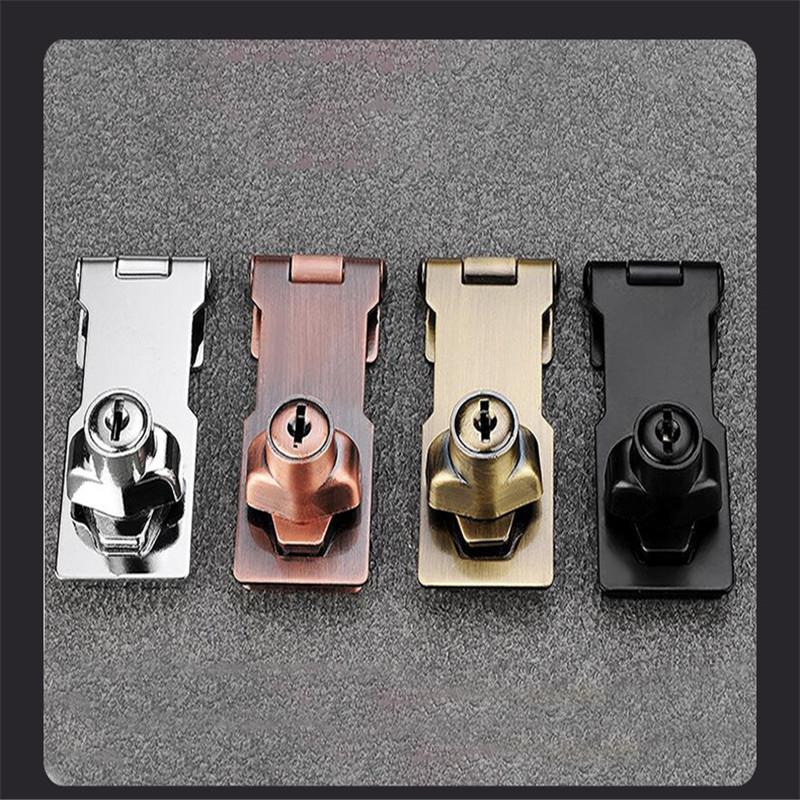 Blocare de înaltă calitate, rezistentă, fără capse, fără perforare, cu blocare dulap dublă cu ușă, încuietoare dulapului de birou, feronerie de securitate