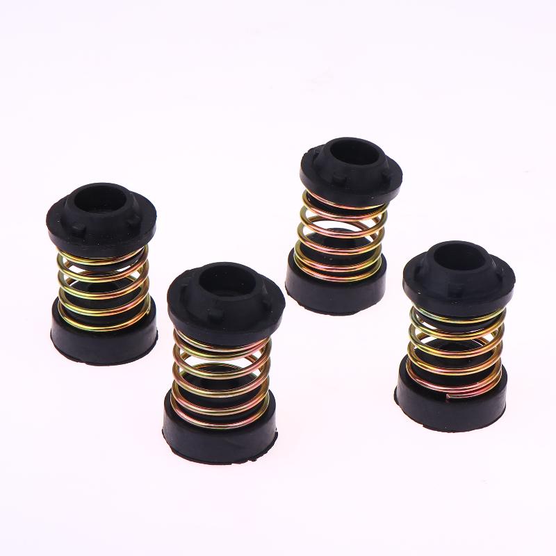 4Pcs Refrigerator Freezer Compressor Shock Pad Spring Shock-Absorbing Mounting Foot Rubber Mat Vibration Pad