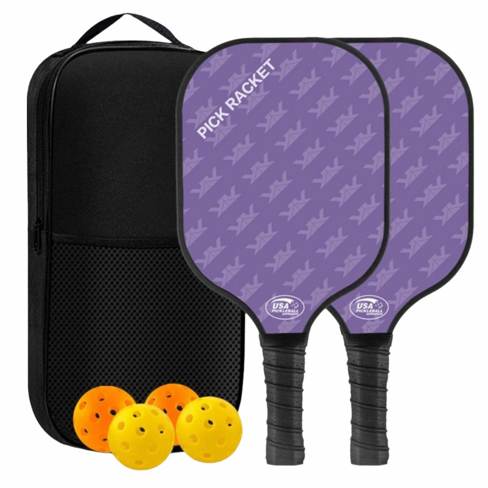 Durable Pickleball Paddles Set Lightweight Pickle Ball Rackets Pickleball Racquet  Sports Equipment