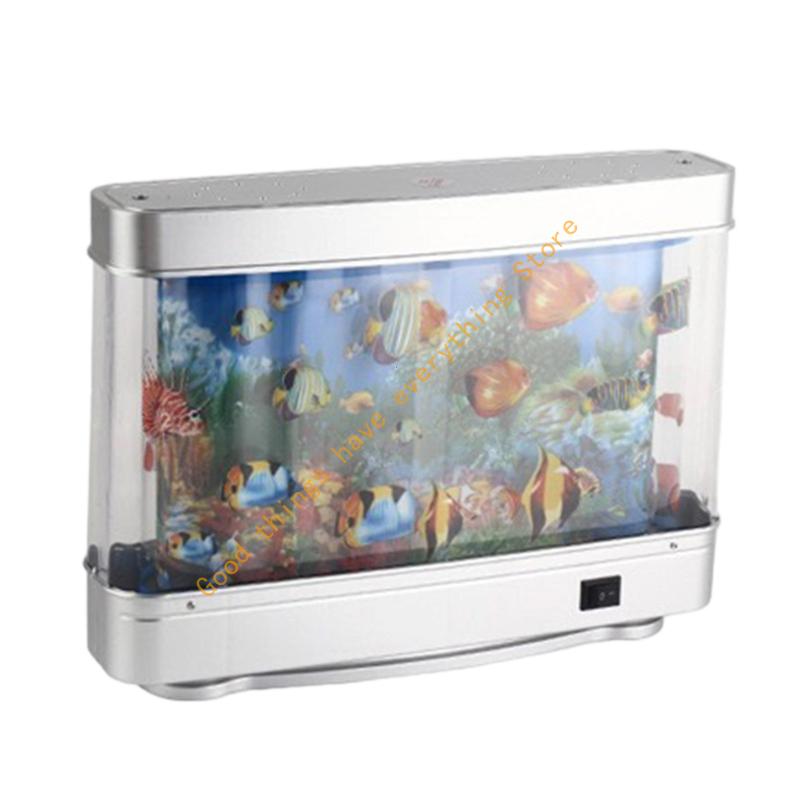 Virtual Ocean Toy Fish Tanks Lamp Perfect For Home And Office Decoration 55KF