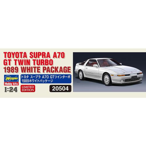 Hasegawa 1/24 Toyota Supra A70 GT Twin Turbo 1989 White Package