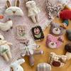 Handmade Cotton-Filled Animal Cartoon Embroidery Plush Brooch Pin