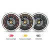ZMFJH Retro Pointer 52MM Gauge 0-190ohm Fuel Level Oil Pressure Water Temperature Voltage Red Yellow Light for Car Boat Yacht
