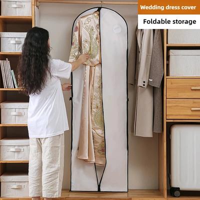 60x180cm Kleider Staubschutzhülle Kleidungsstück Anzug Kleid Jacke Kleidung Mantel Staubdichte Schutzhülle Reisetasche Anzug Hochzeitskleid Hülle