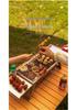 Portable Stainless Steel Folding Charcoal BBQ Grill for Outdoor Use