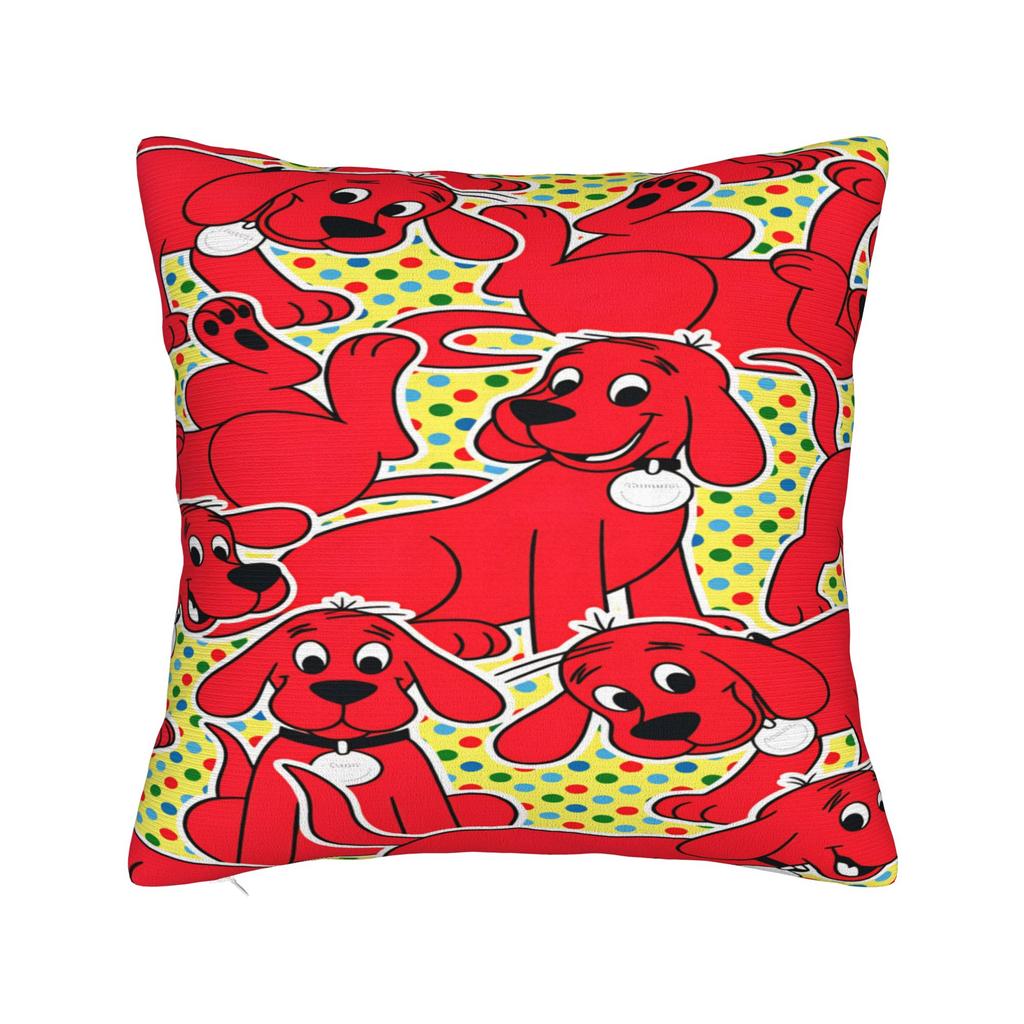 Cliffords the Big Red Dog Pillow Cover  Fashion Pillow Case For Sofa Bedroom Home Decor Design Pillowcases Gift