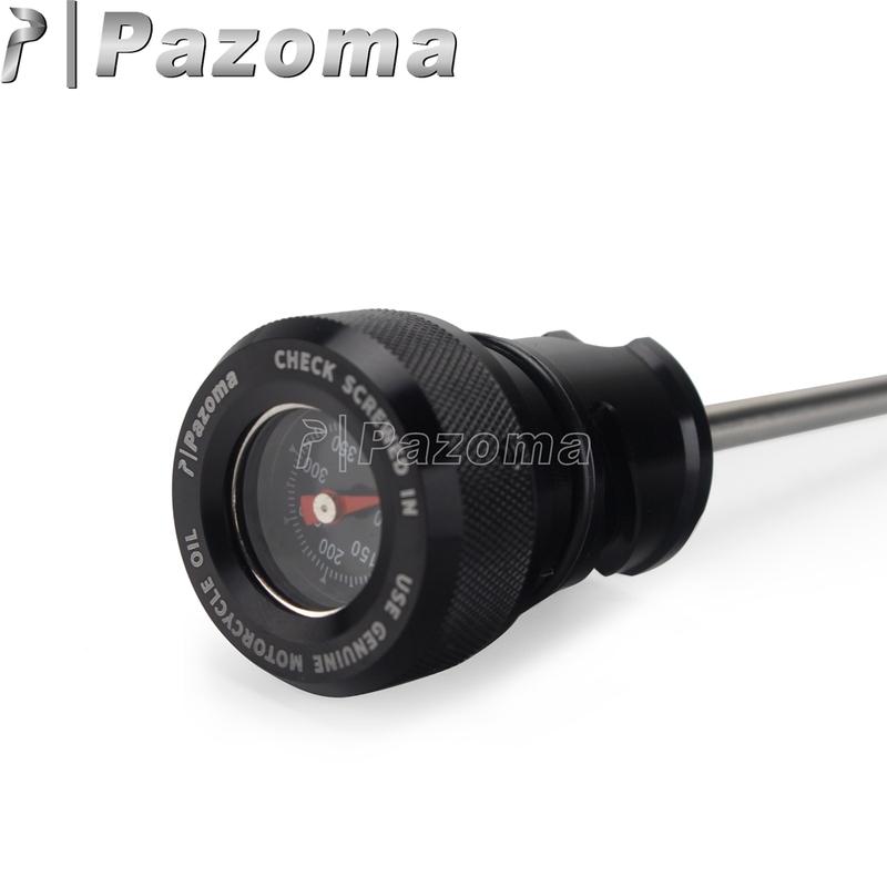 Motorcycle Oil Plug Temp Gauge For Harley Softail Oil Dipstick Temperature Fits 18-2021 FXBB FXST FXLR FLSL FLHC FLFB FXFB FXBR