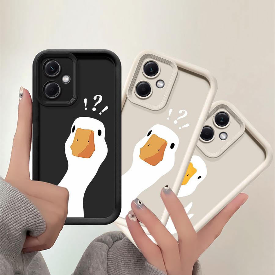 Cute Cartoon Duck Soft Shell Case for Xiaomi Redmi Note 13 12S 10S 12 14 Pro Plus 11Pro 11S 10 11 13Pro+ 14Pro+ 12Pro+
