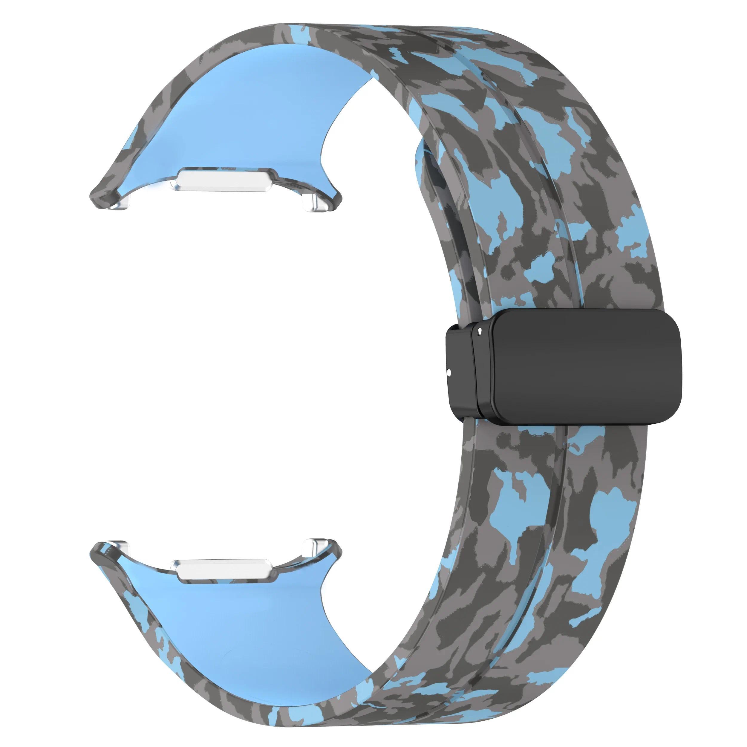

Silicone Sport Strap for Samsung Galaxy Watch Ultra 47mm Strap Magnetic Folding Clasp for Watch Ultra Replacement Bracelet Strap Watch Ultra 47mm
