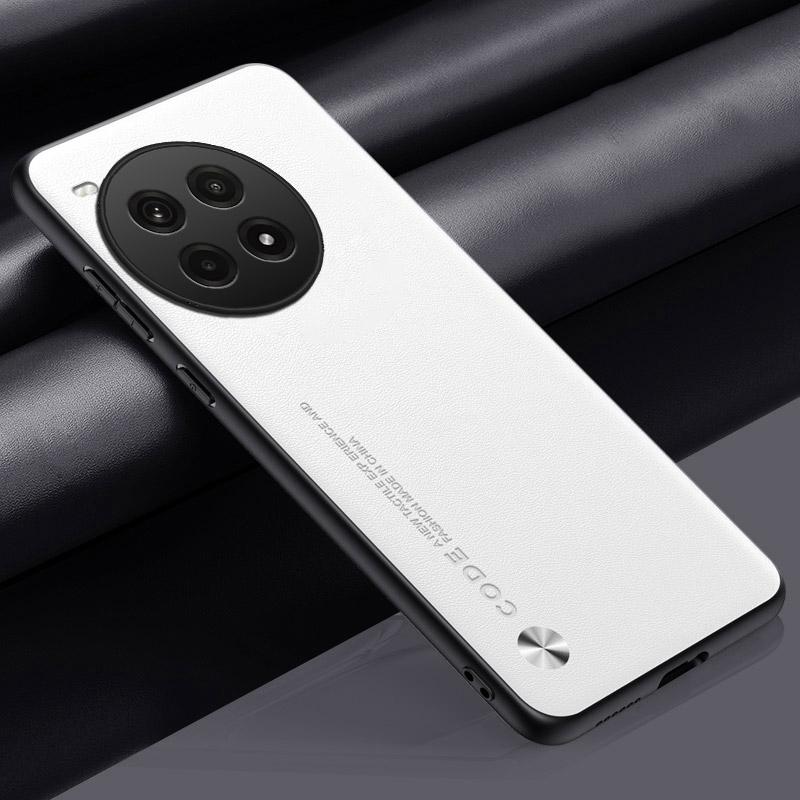 

Роскошный чехол из искусственной кожи для OnePlus Ace 3 Pro, задняя крышка, матовый силиконовый чехол для телефона с полной защитой для One Plus Ace 3 5G Ace3 Pro OnePlus Ace 3 Pro белый