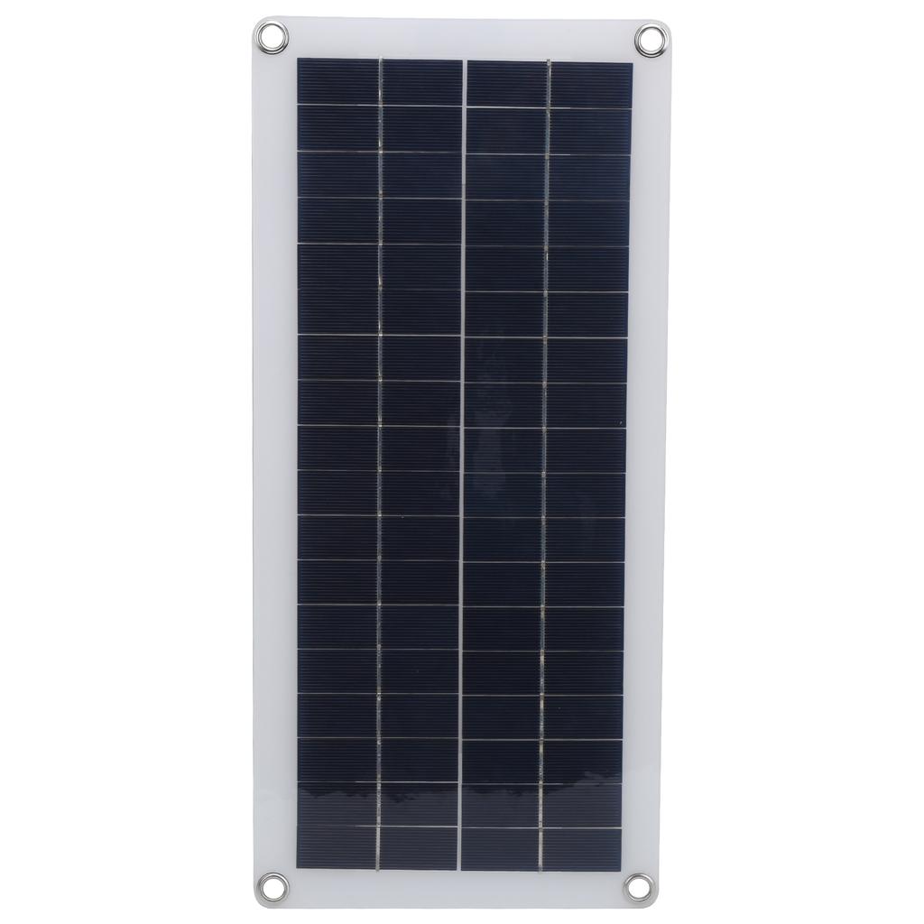 10W Polycrystalline Silicon Solar Panel Dual Output for Outdoor Camping Emergency Charger