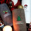 Songwol Handtuch Weihnachten Weihnachtsmann Stickerei 150g Baumwollhandtuch 3 Stück Kraft