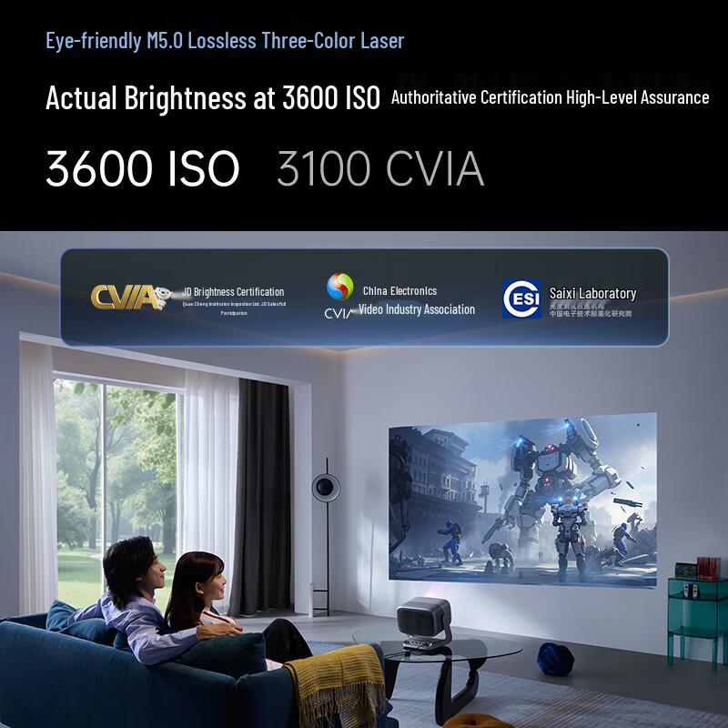 JMGO N5 Pro 4K Tri-Color Laser Gimbal Projector (CN version)