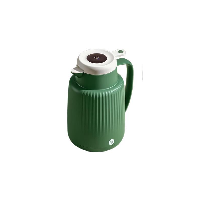 BOBER Temperature Display Glass Insulated Thermos
