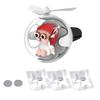 Car Air Vent LED Aroma Diffuser Rotating Flying Ball Car Air Freshener with Colorful Mood Light 3D Sci-Fi Design Aromatherapy Ornament for Car Home