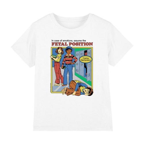 Steven Rhodes Childrens/Kids Assume The Fetal Position T-Shirt