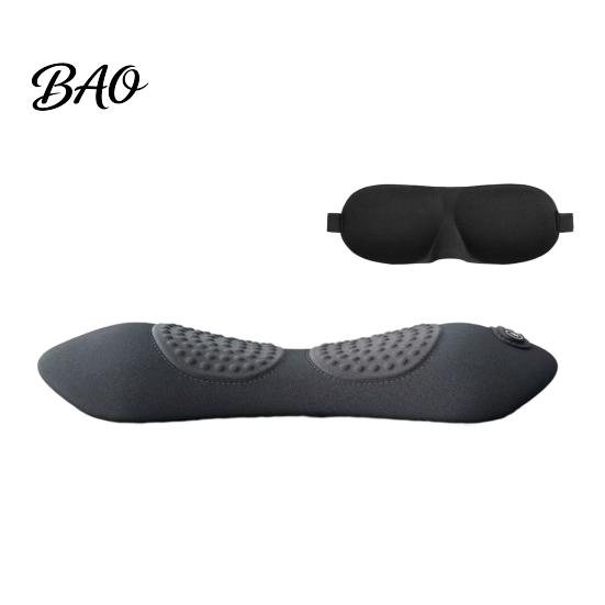 Adjustable Back Support for Car 3-in-1 Lumbar Pillow, Triple Fusion Lower Massager with Heat, Vibration, Electric Orthopedic Spine Alignment Pad Lift,