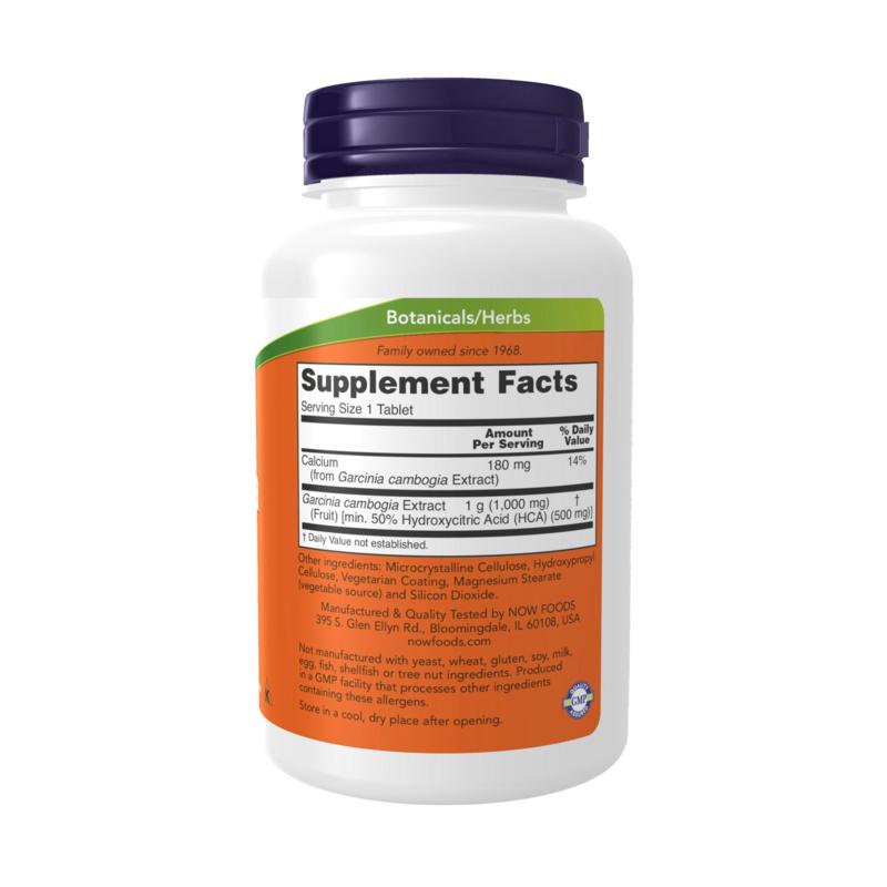 Now Foods Garcinia 1000mg Tablet, 120 Tablets, 1 Unit