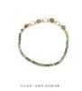 New natural freshwater pearl African turquoise handmade beaded necklace with original design, niche Czech bead collarbone chain