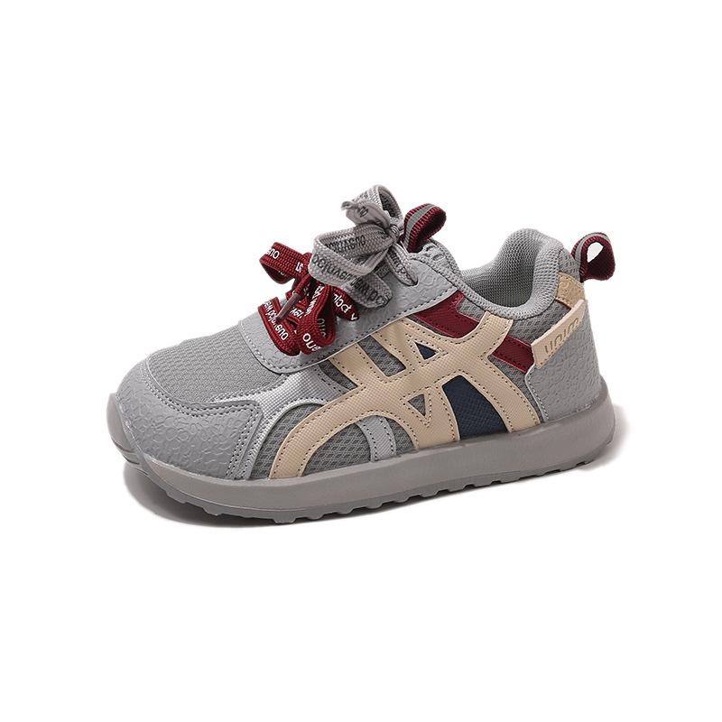 2026 Spring/Autumn Lightweight Breathable Sports Shoes for Kids - Trendy Outdoor Footwear for Boys and Girls